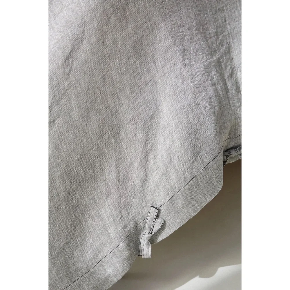 Anthropologie Harmony Hemp Duvet Cover Size King
